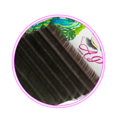 Wimpernextensions, 0.07 - Jungle Collection - Dark Chocolate