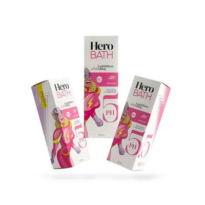 HERO BATH – Der unverzichtbare 150ml Lash & Brow Cleanser - MADE IN SWITZERLAND