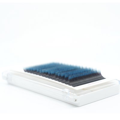 Wimpernextensions, 0.07 - Color Black Blue