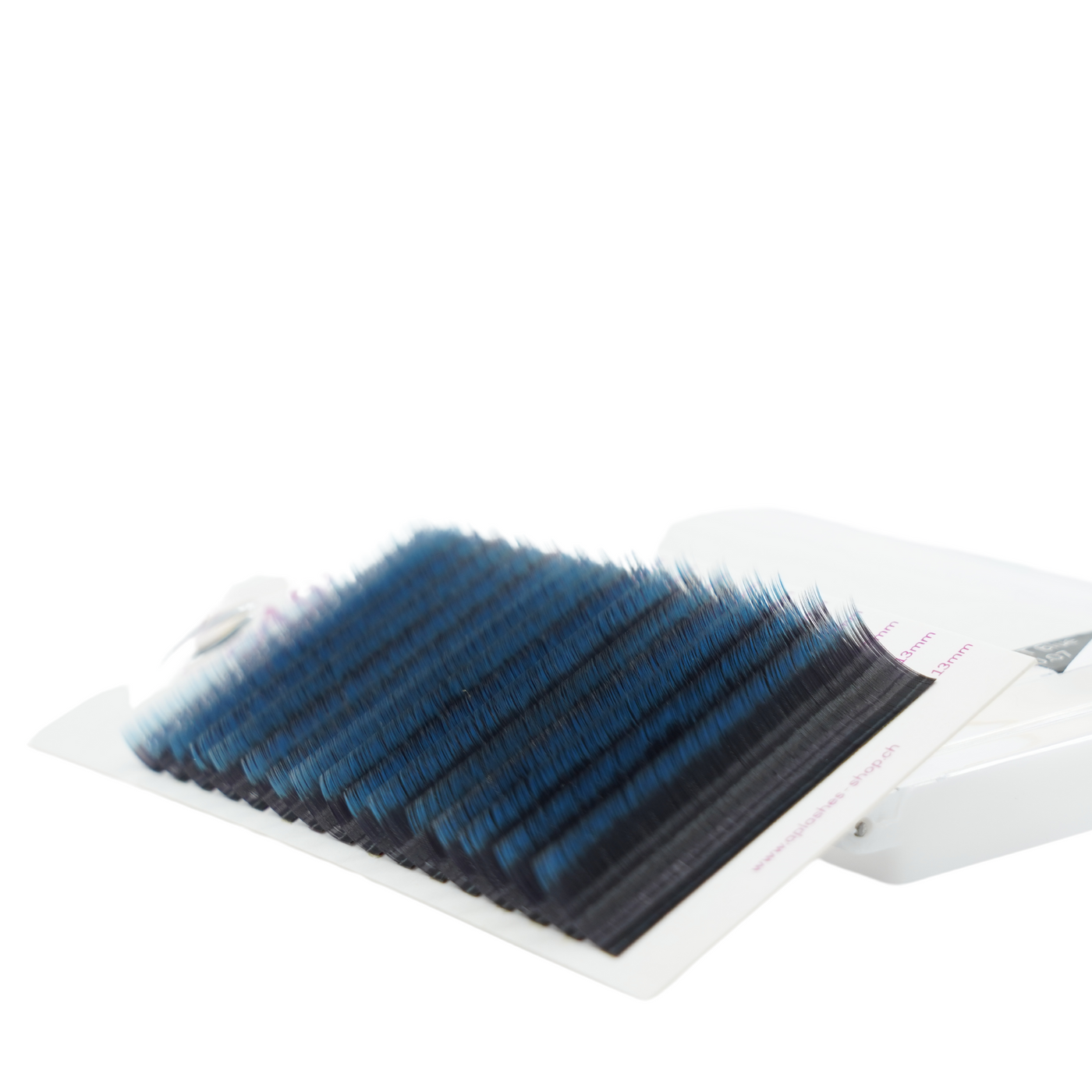 Wimpernextensions, 0.07 - Color Black Blue