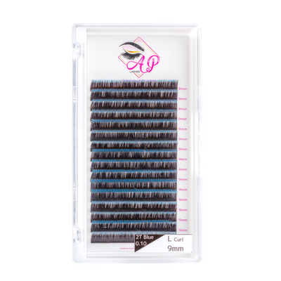 Wimpernextensions, 0.07 - Color Black Blue