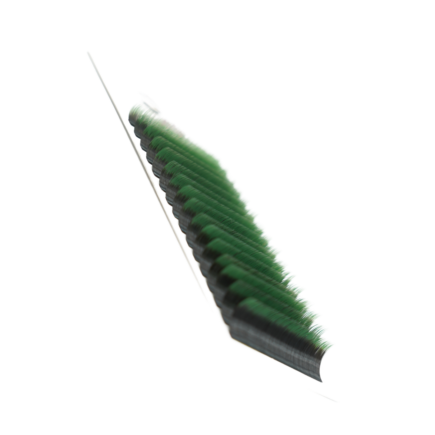 Wimpernextensions, 0.07 - Color Black Green