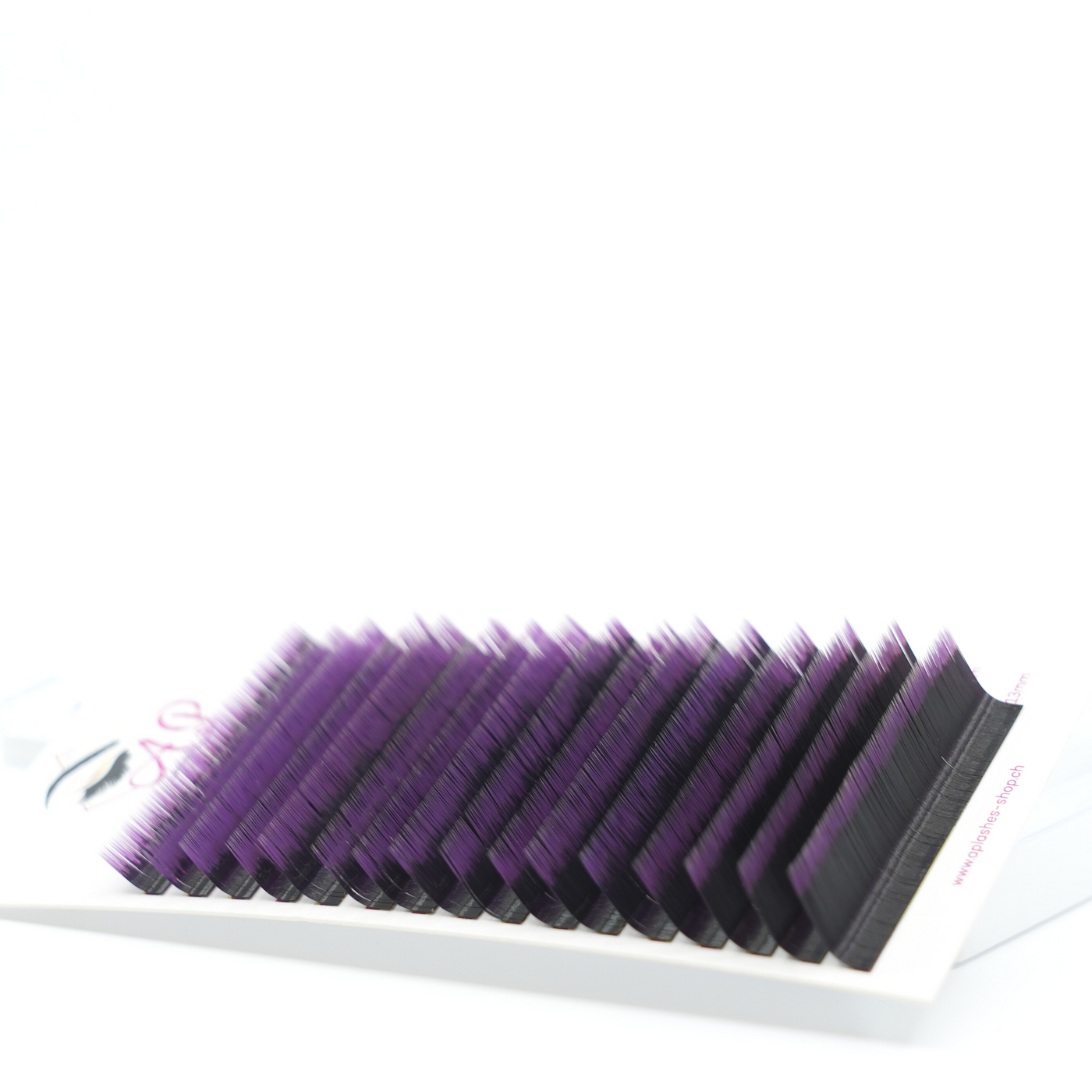 Wimpernextensions, 0.10 - Color Black Violet