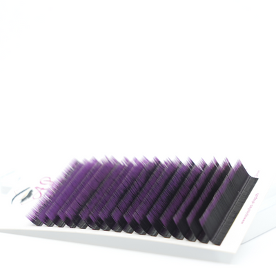 Wimpernextensions, 0.10 - Color Black Violet