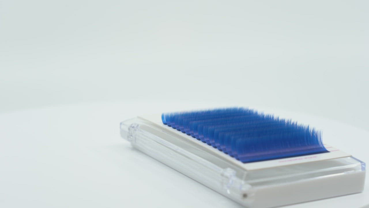 Wimpernextensions, 0.07 - Color Blue