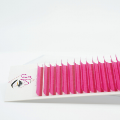 Wimpernextensions, 0.07 - Color Hot Pink